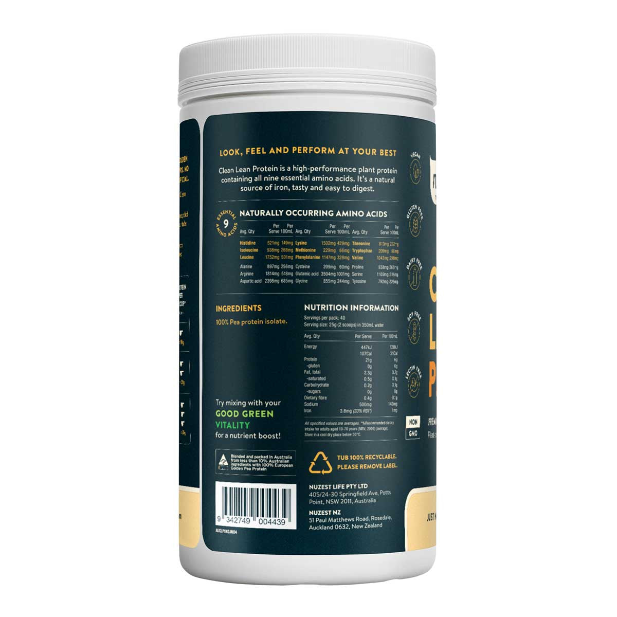 Nuzest Clean Lean Protein Just Natural _3