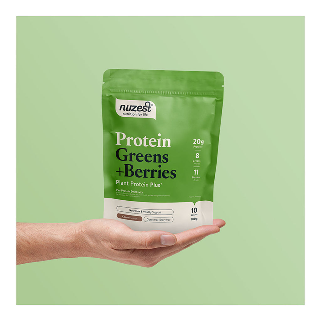 Nuzest Protein Greens + Berries - Cocoa Flavour _3