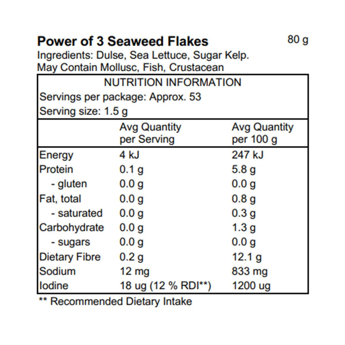 Pacific Harvest Power of Three Seaweed Flakes _5