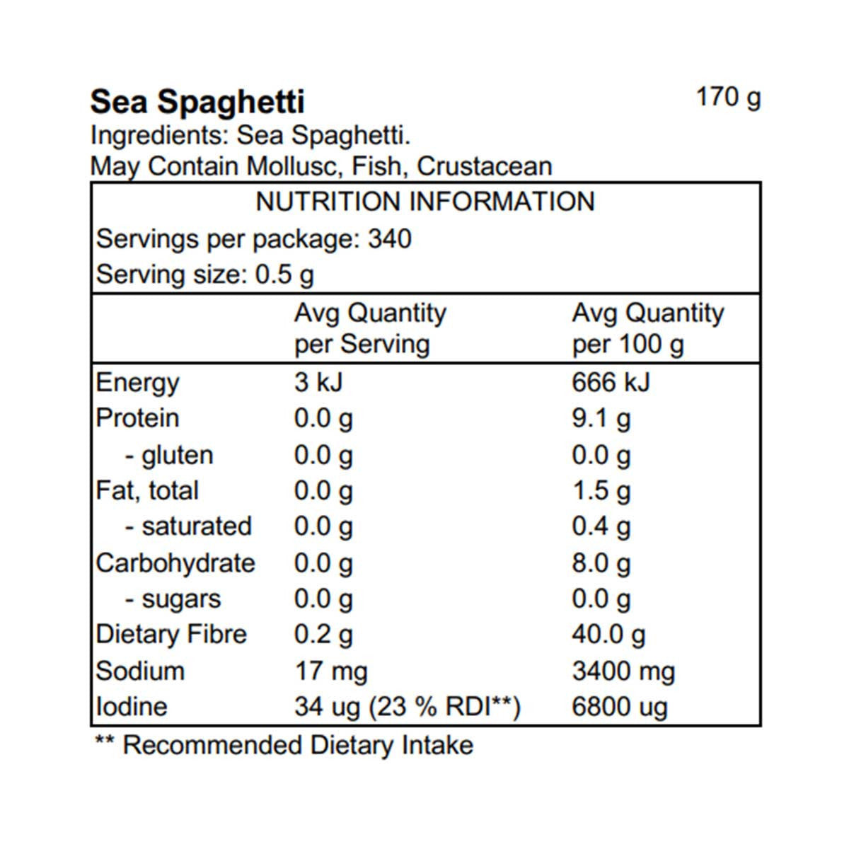 Pacific Harvest Sea Spaghetti Branches _5