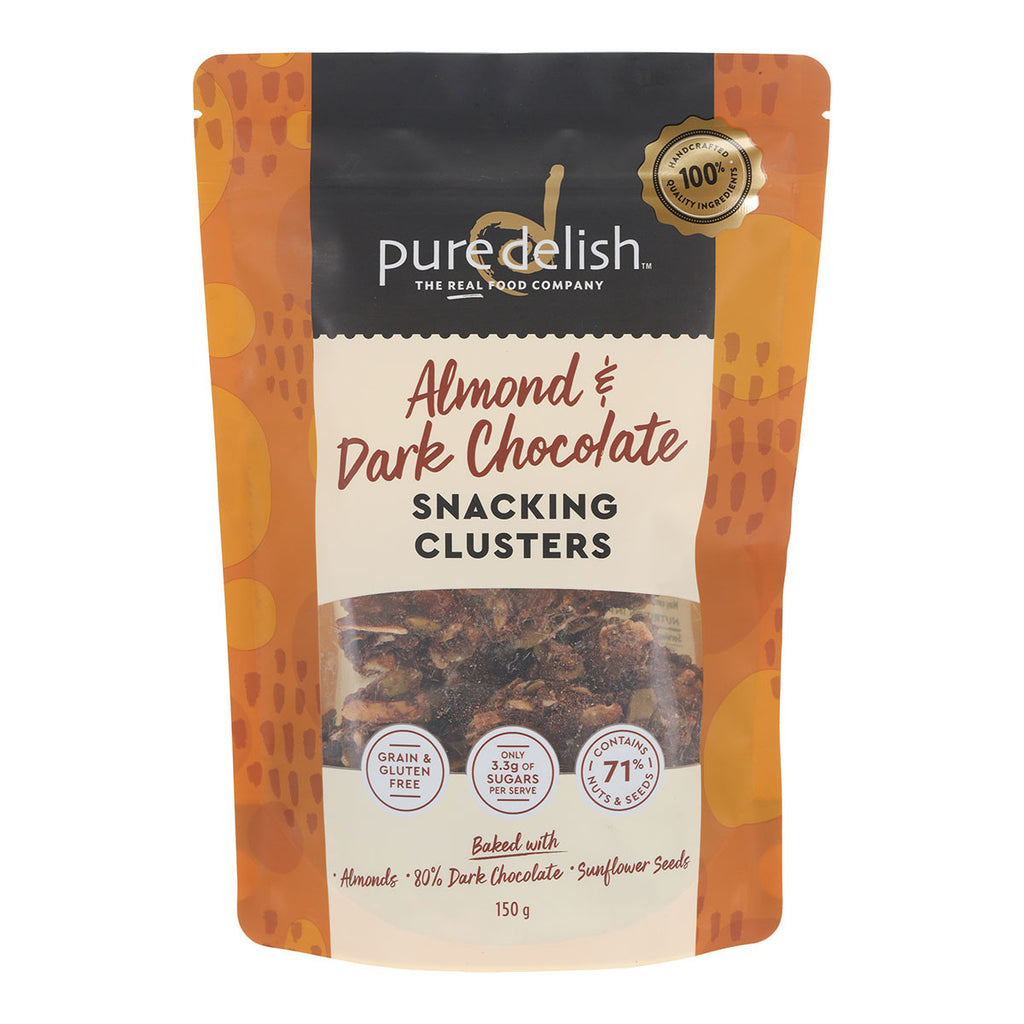 Pure Delish Almond & Dark Chocolate Snacking Clusters _1