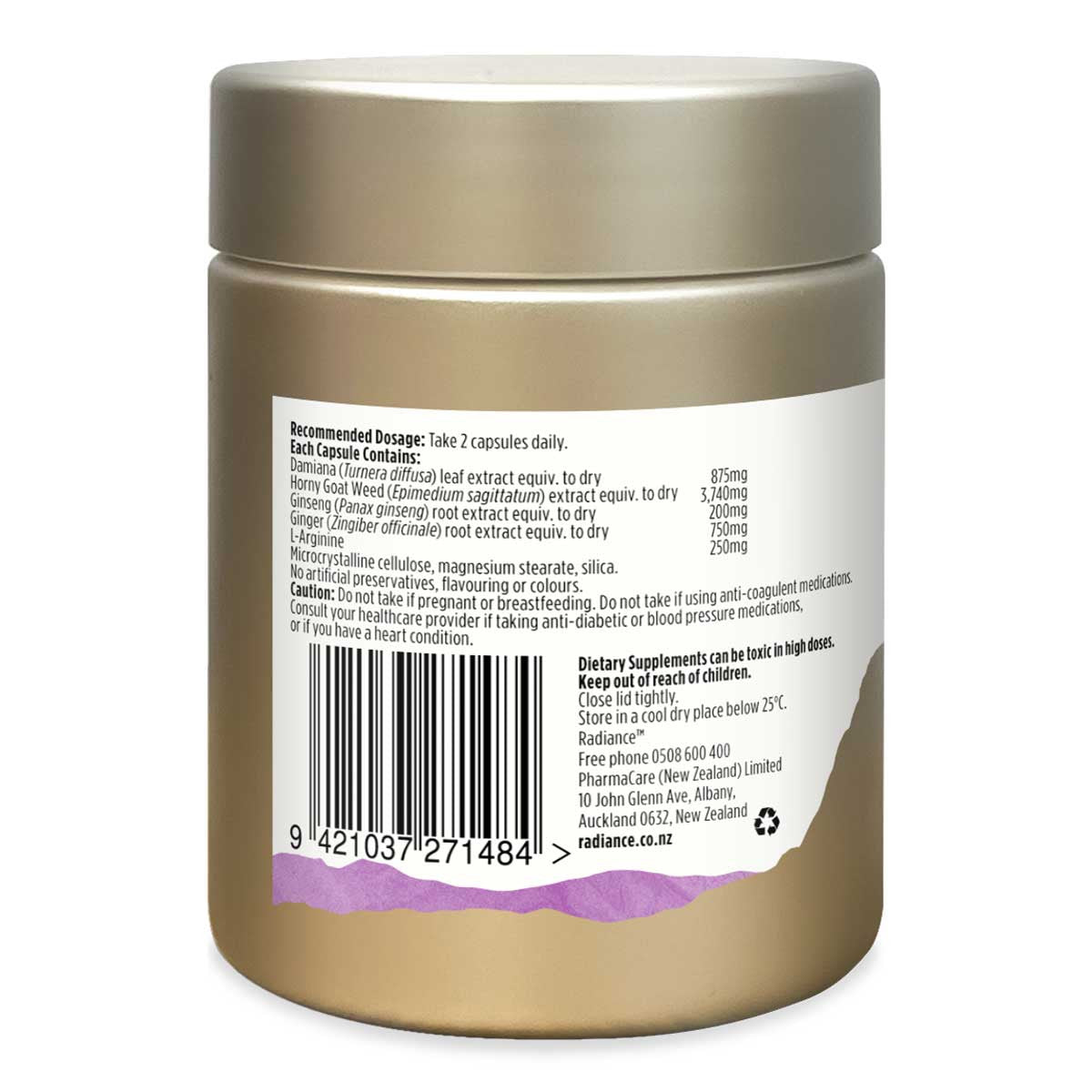 Buy Libido XX For Her by Radiance I HealthPost NZ - 60 vege capsules