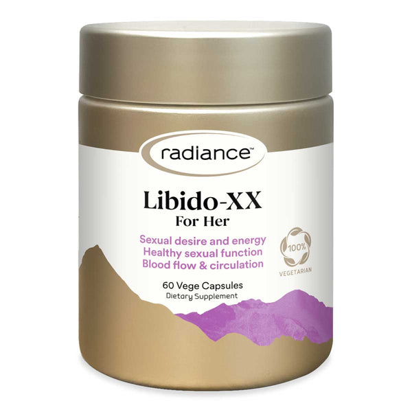 Buy Libido XX For Her by Radiance I HealthPost NZ - 60 vege capsules