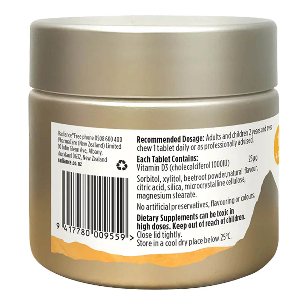 Supplement jar with label showing dosage and ingredients on a white background