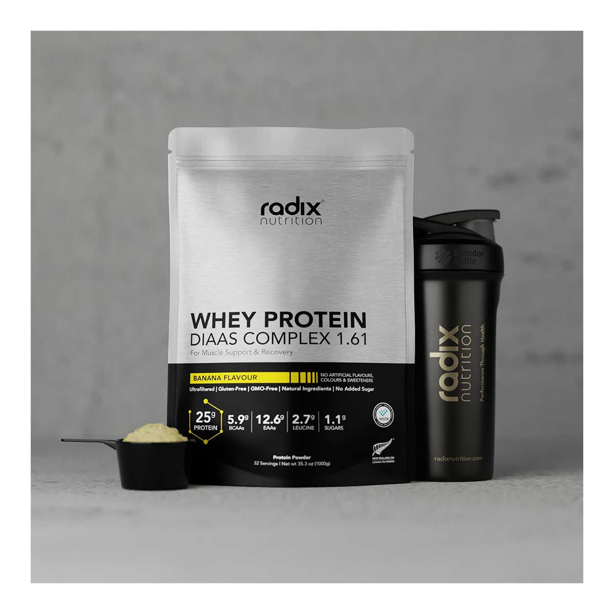 Radix Nutrition Whey Protein DIAAS Complex 1.61 Powder - Banana _2