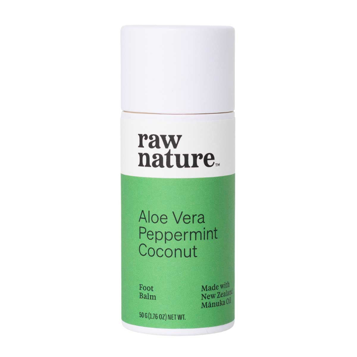 raw nature Aloe Vera Peppermint Coconut Foot Balm _1