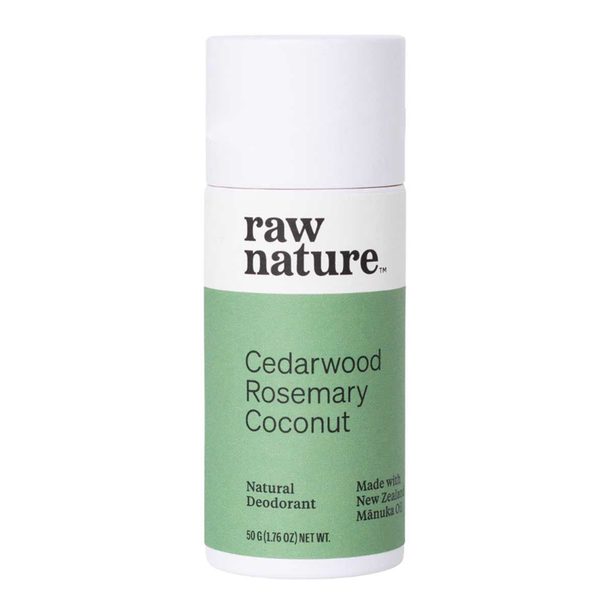 raw nature Cedarwood Rosemary Coconut Natural Deodorant _1