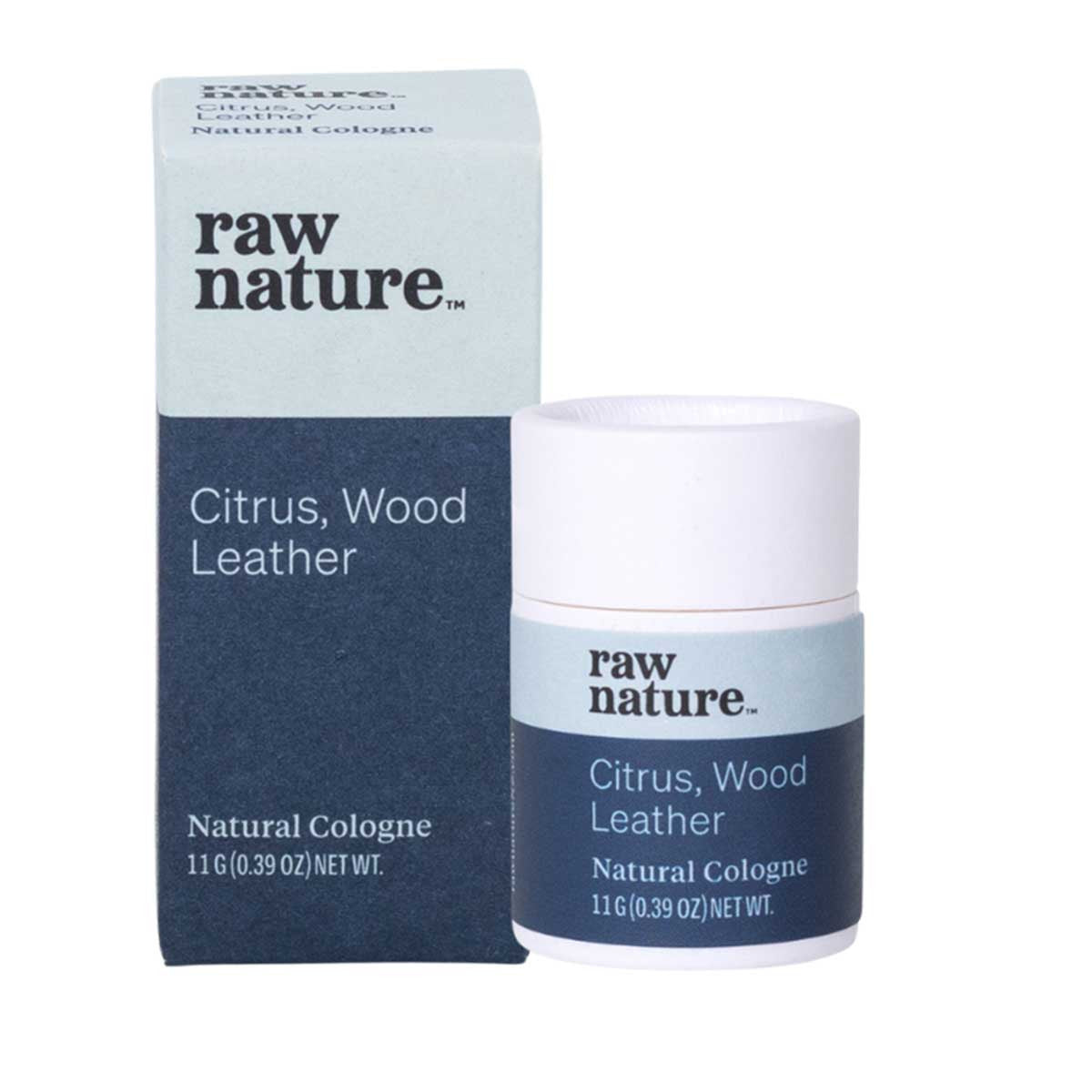 raw nature Citrus Wood Leather Natural Cologne _2