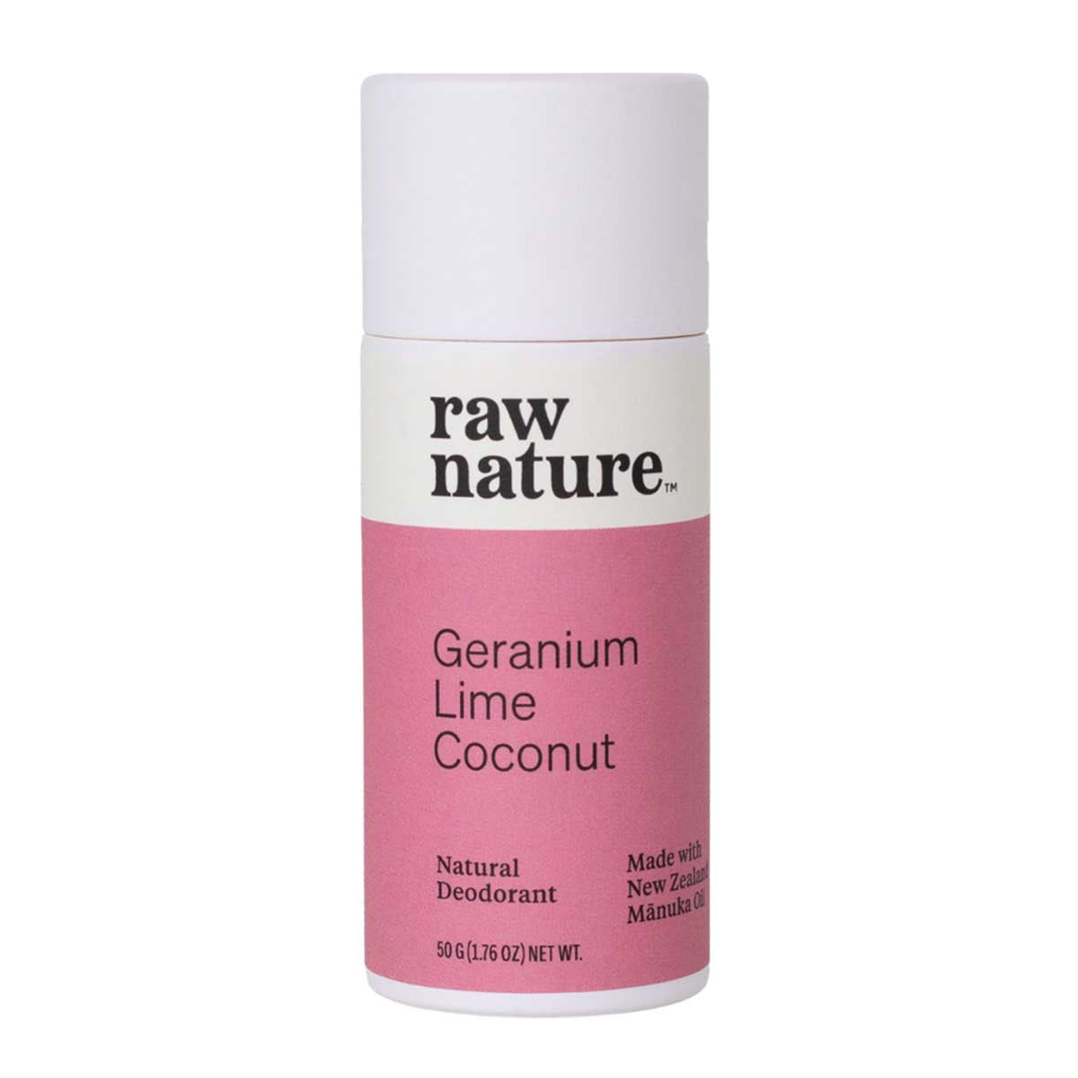 raw nature Geranium Lime Coconut Natural Deodorant _1