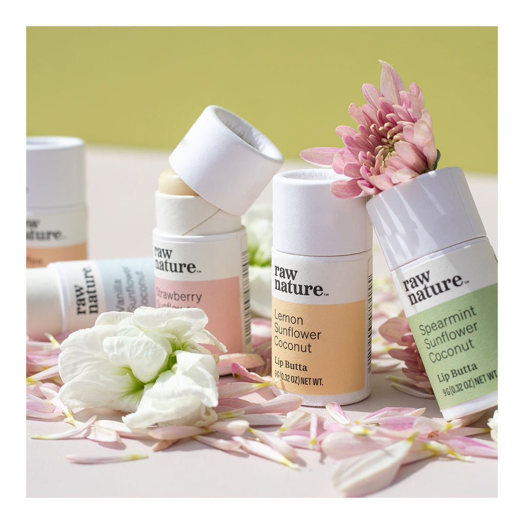 raw nature Lemon Sunflower Coconut Lip Butta _3