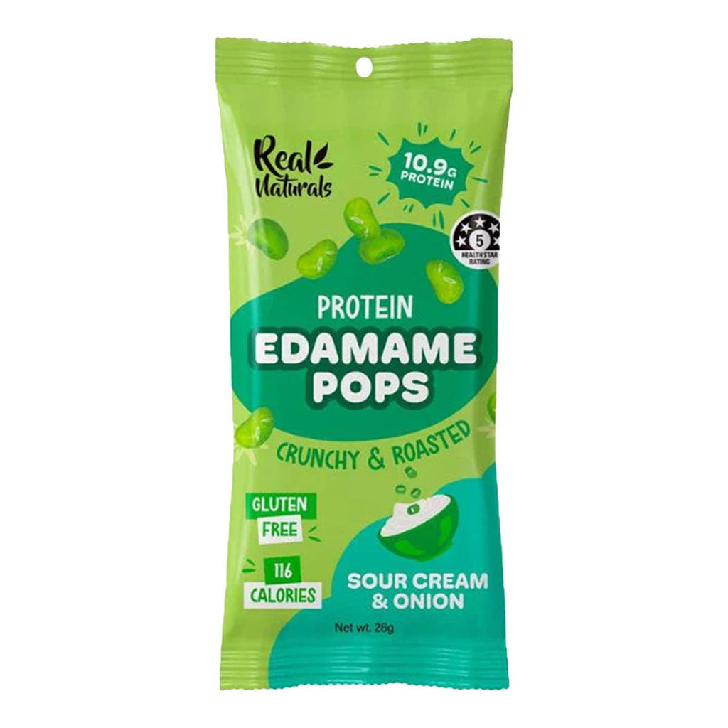 Real Naturals Protein Edamame Pops - Sour Cream & Onion _1