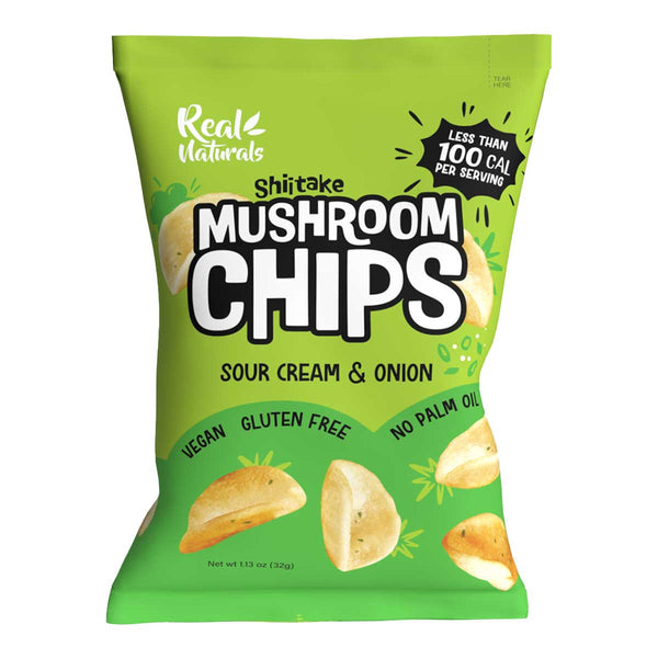 Shiitake Mushroom Chips - Sour Cream & Onion