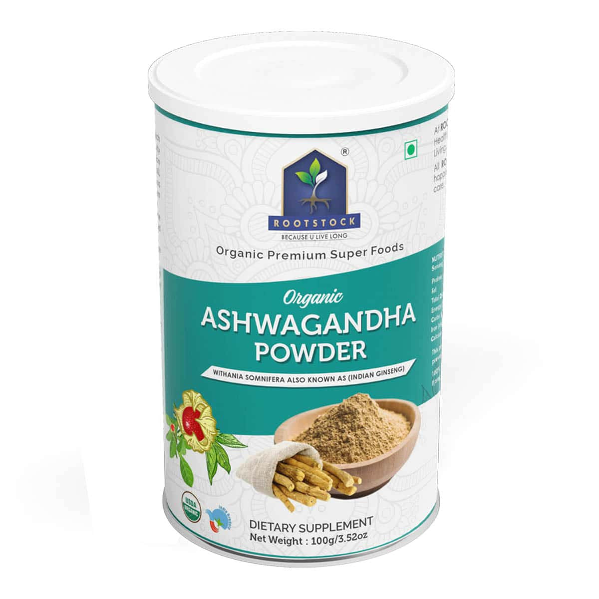  Rootstock Organic Ashwagandha Powder _1