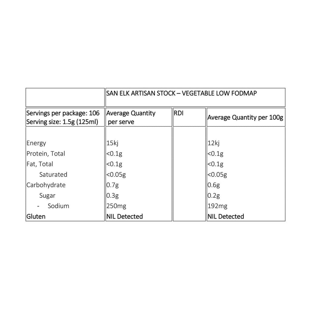 San Elk Artisan Stock Vege Low FODMAP_2