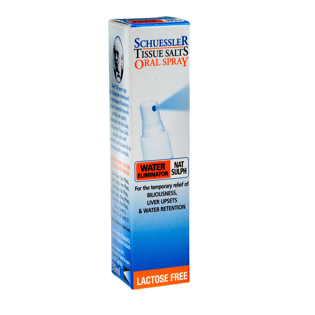 Schuessler Tissue Salts NAT SULPH - Water Eliminators Spray_1