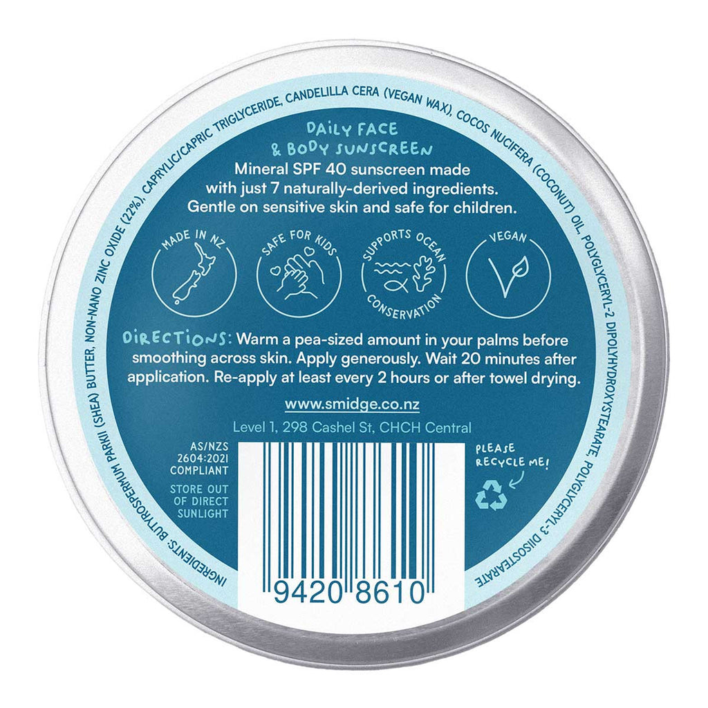 Smidge Suncare Daily Face & Body Sunscreen SPF 40 _3