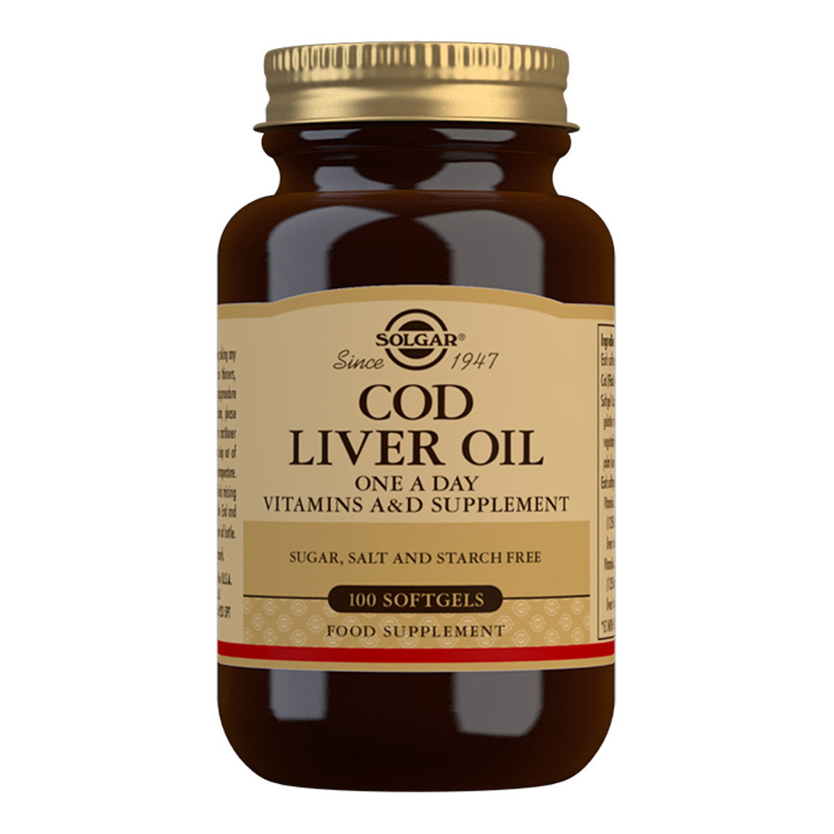 Solgar Cod Liver Oil - One A Day_1