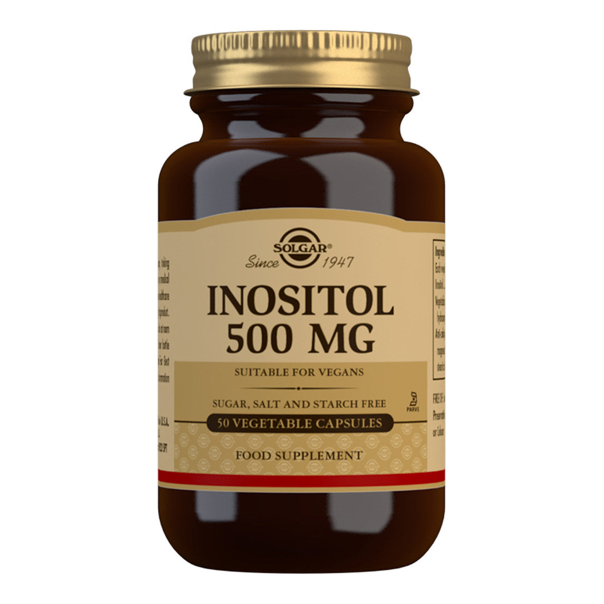 Buy Inositol 500mg by Solgar I HealthPost NZ - 50 vegecaps | HealthPost NZ