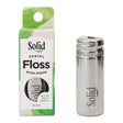 Stainless Steel Floss Dispenser - Extra Strong Bamboo Charcoal