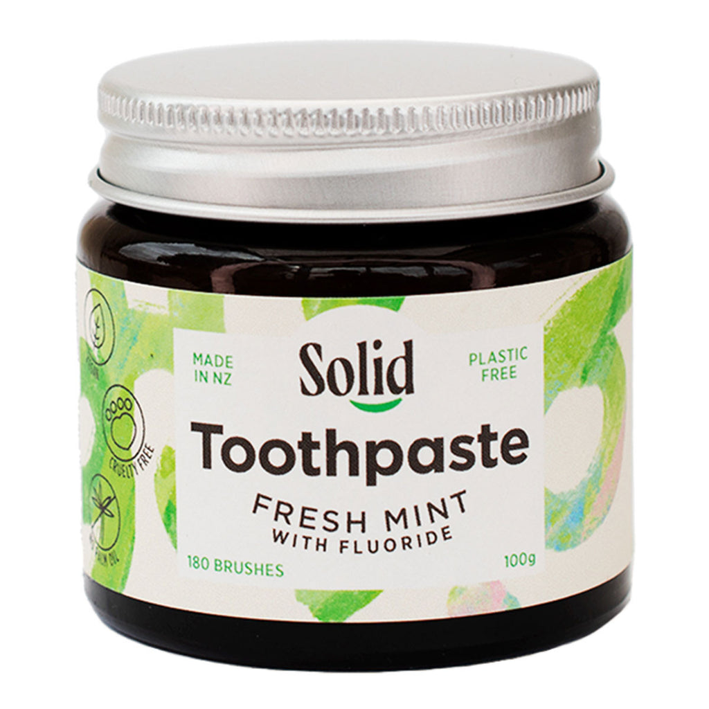 Solid Toothpaste - Fresh Mint with Fluoride _1