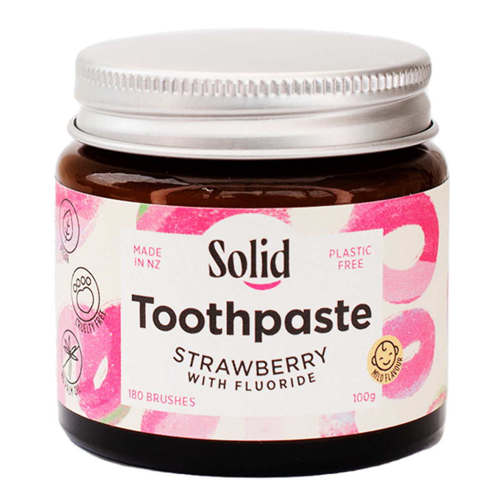 Solid Toothpaste - Strawberry with Fluoride _1