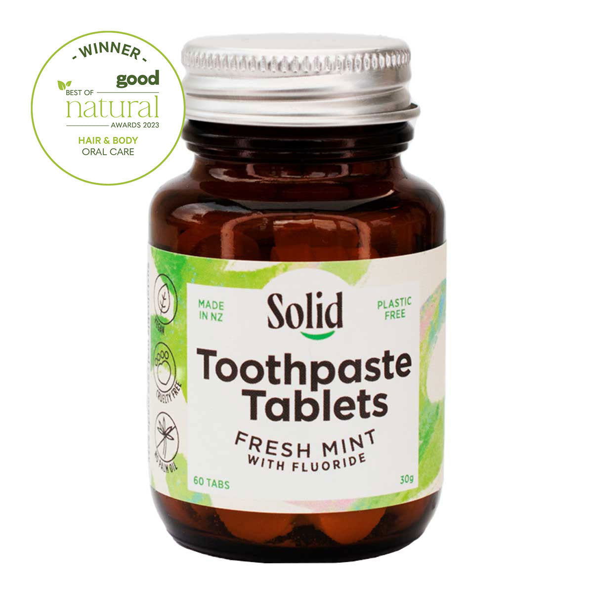 Buy Toothpaste Tablets - Fresh Mint with Fluoride by Solid I HealthPost ...