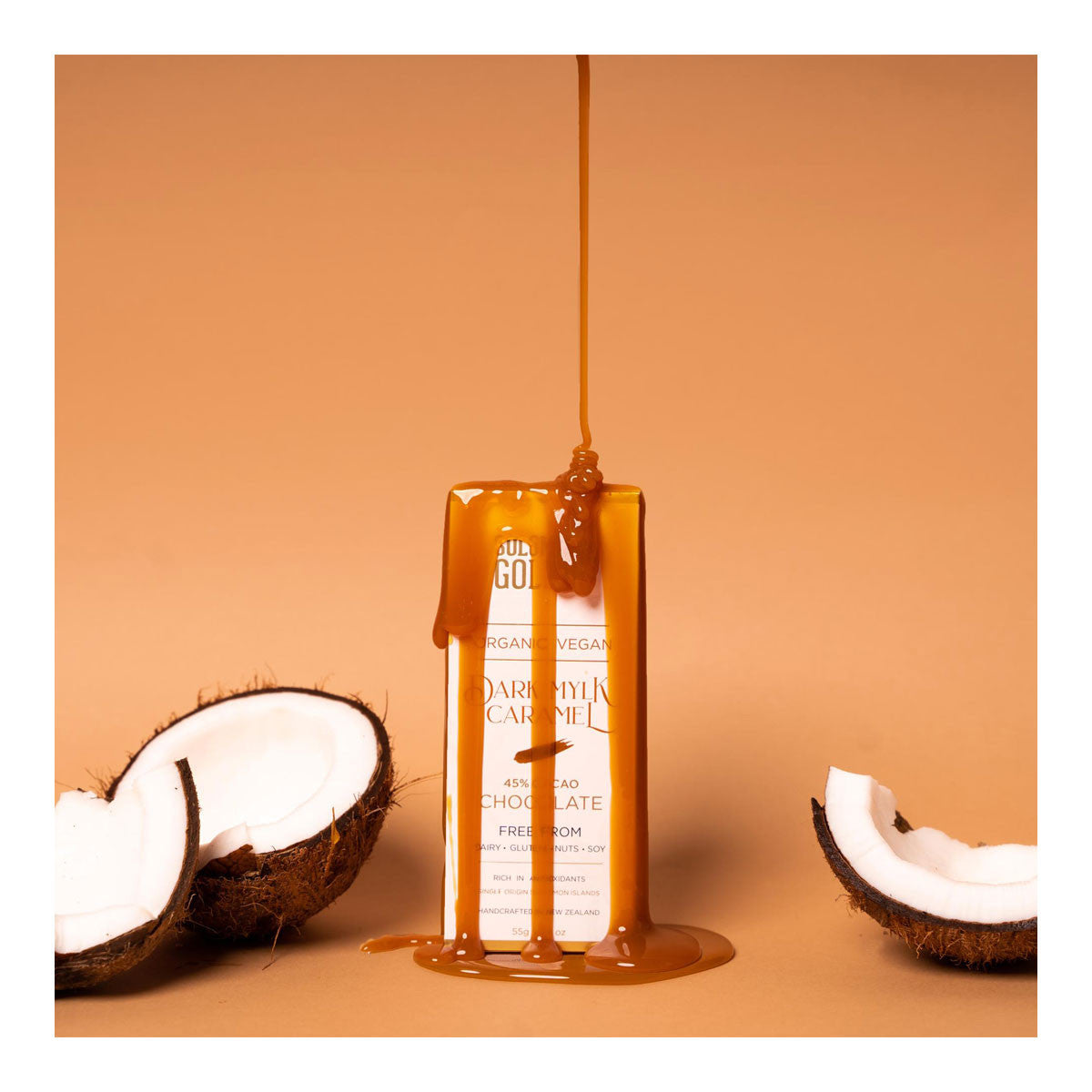 Solomons Gold Dark Mylk Caramel 45% Cacao Chocolate _3