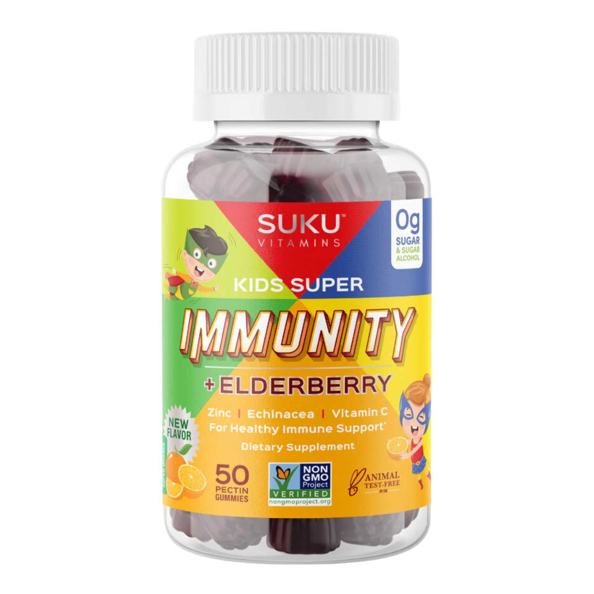 SUKU Vitamins Kids Super Immunity + Elderberry _1