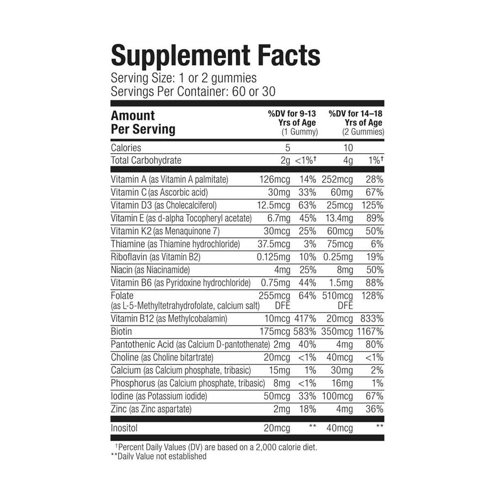 SUKU Vitamins Teen Girl Total Multi _4