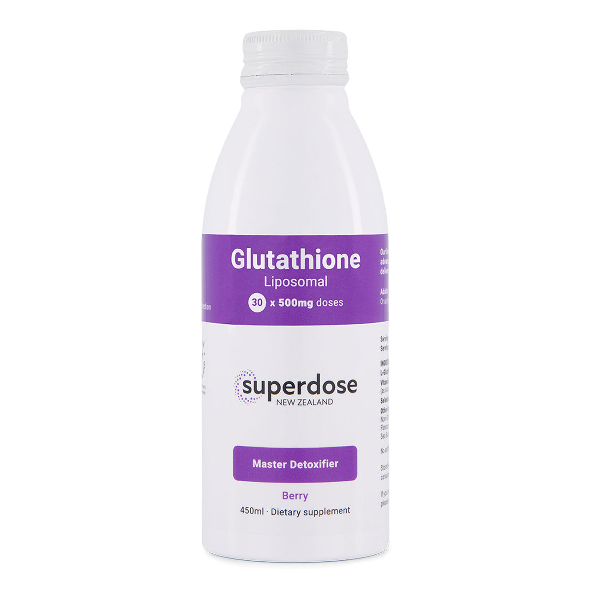 glutathione liposomal dosage DoSe Glutathione, 450mg 150ml Liposomal L-Glutathione Complex | 90