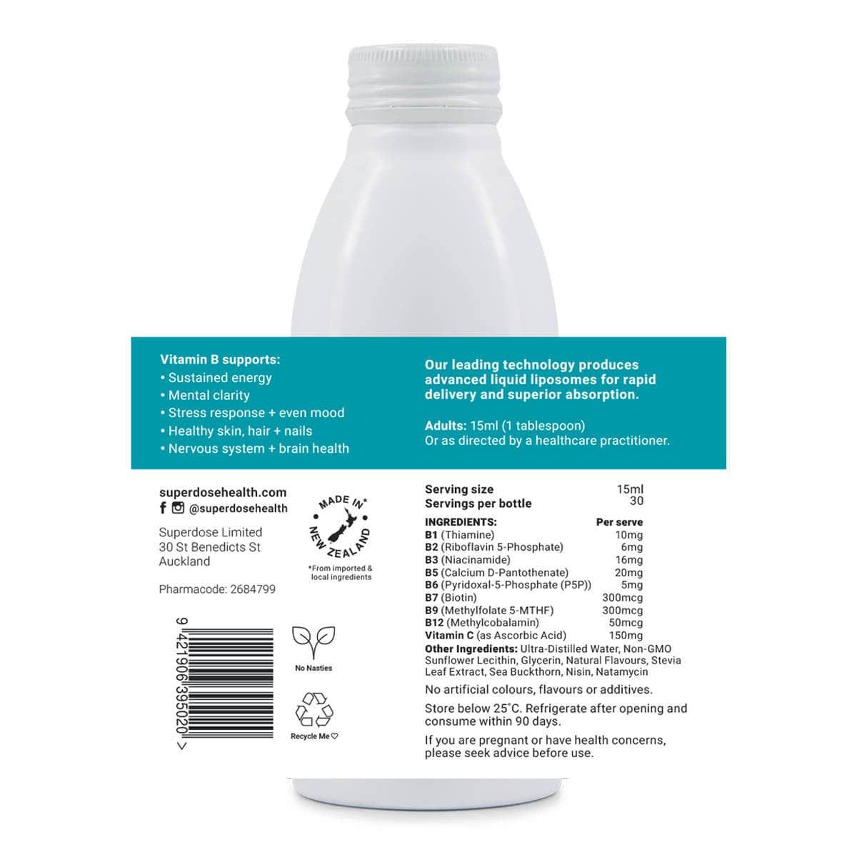 superdose Liposomal Activated Vitamin B Complex _2