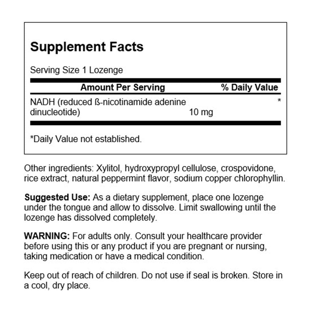 Swanson NADH - Fast-Acting Peppermint Lozenges _2