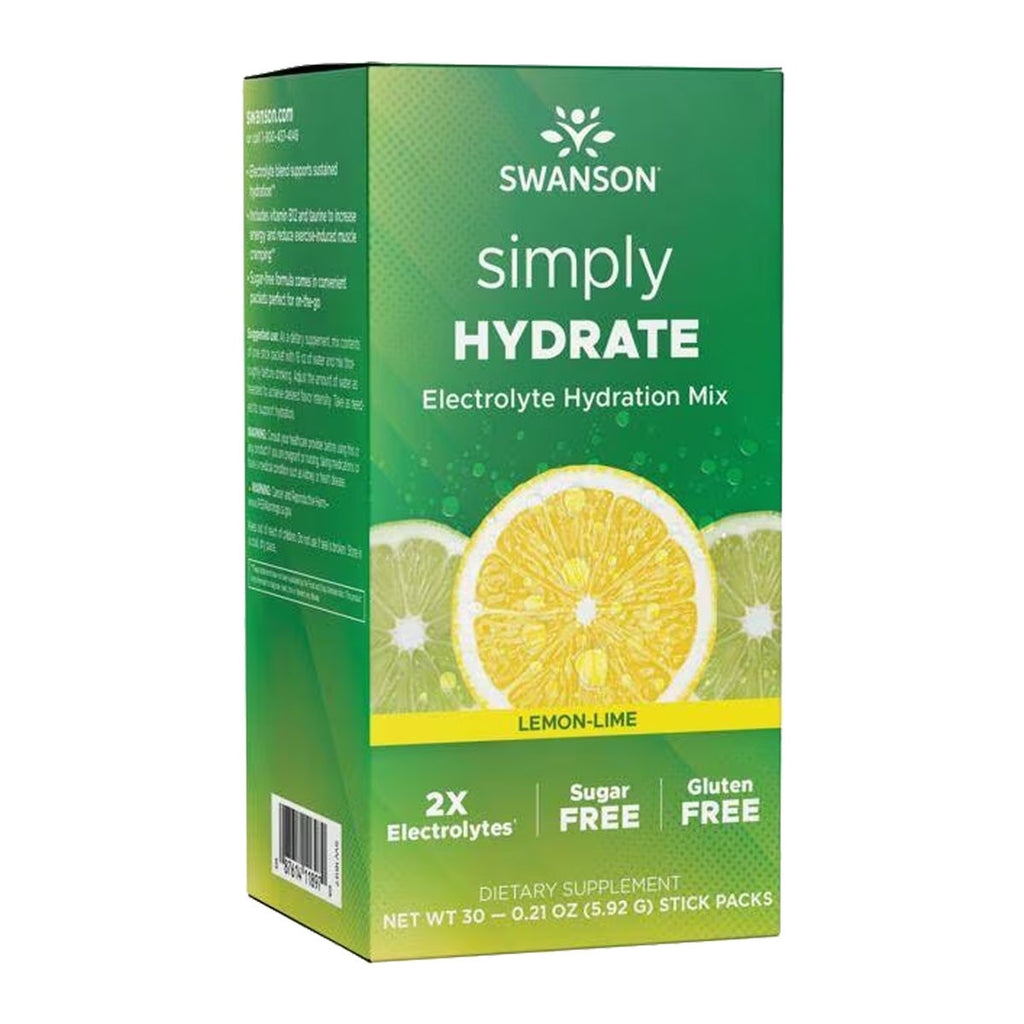 Swanson Simply Hydrate Electrolyte Hydration Mix - Lemon-Lime _2