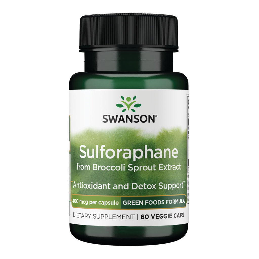 Swanson Sulforaphane from Broccoli Sprout Extract 400mcg _1