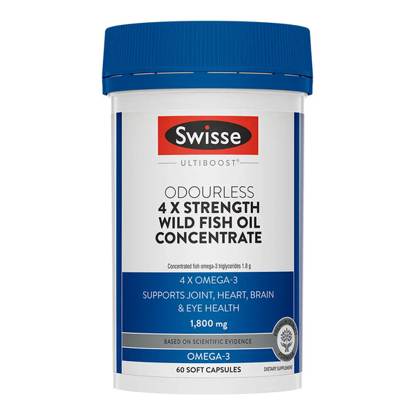 Ultiboost Odourless 4x Strength Wild Fish Oil Concentrate