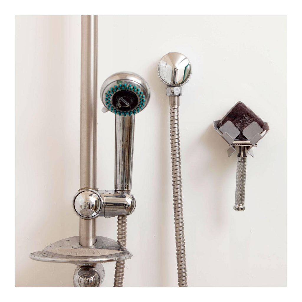 The Block Dock Silver Safety Razor Dock_3