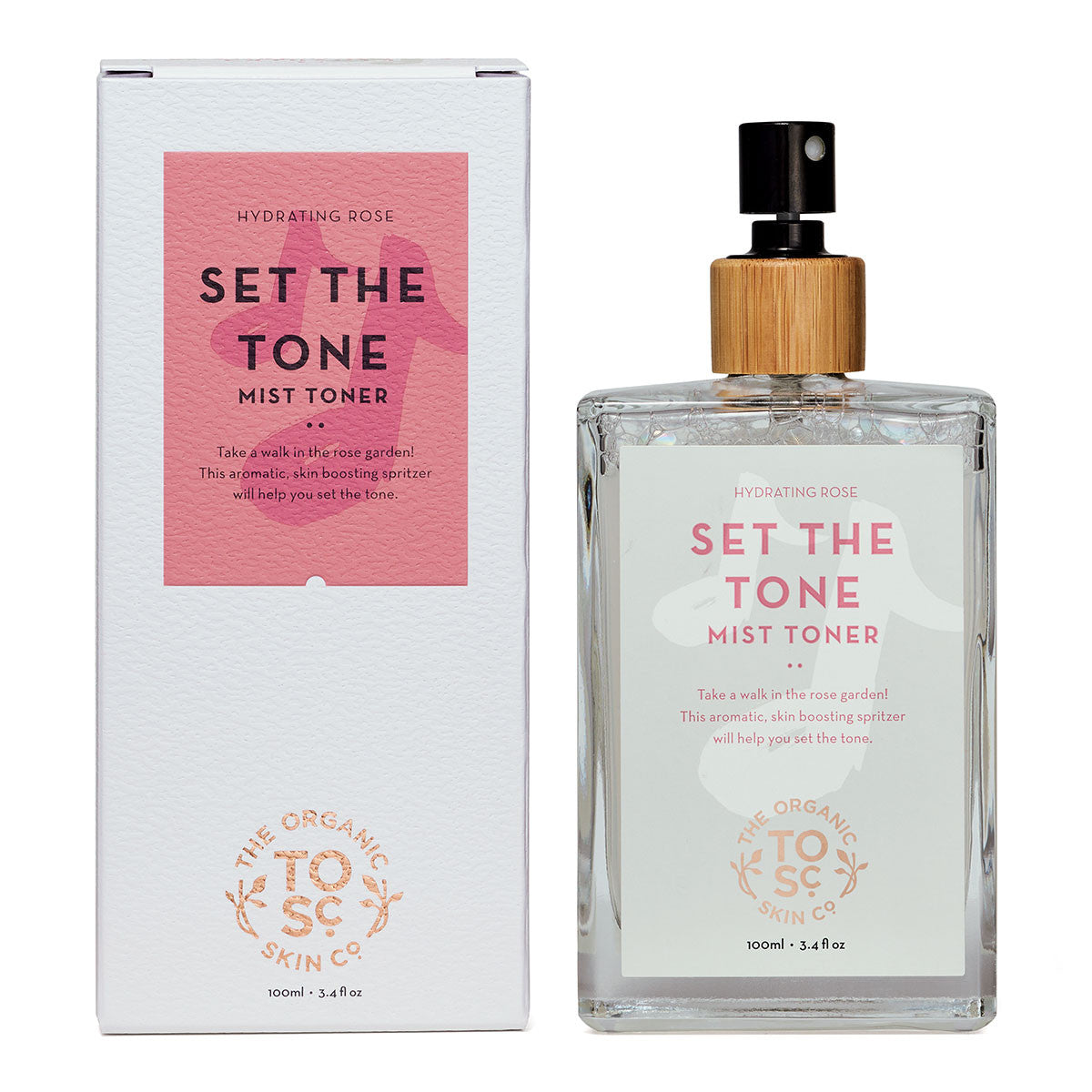 The Organic Skin Co Hydrating Rose Set The Tone Mist Toner _1