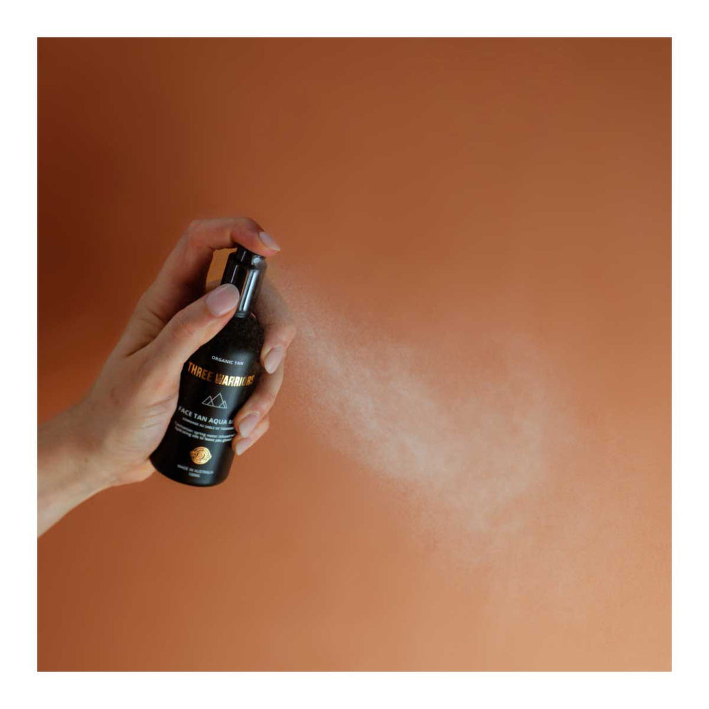 Three Warriors Face Tan Aqua Mist _3