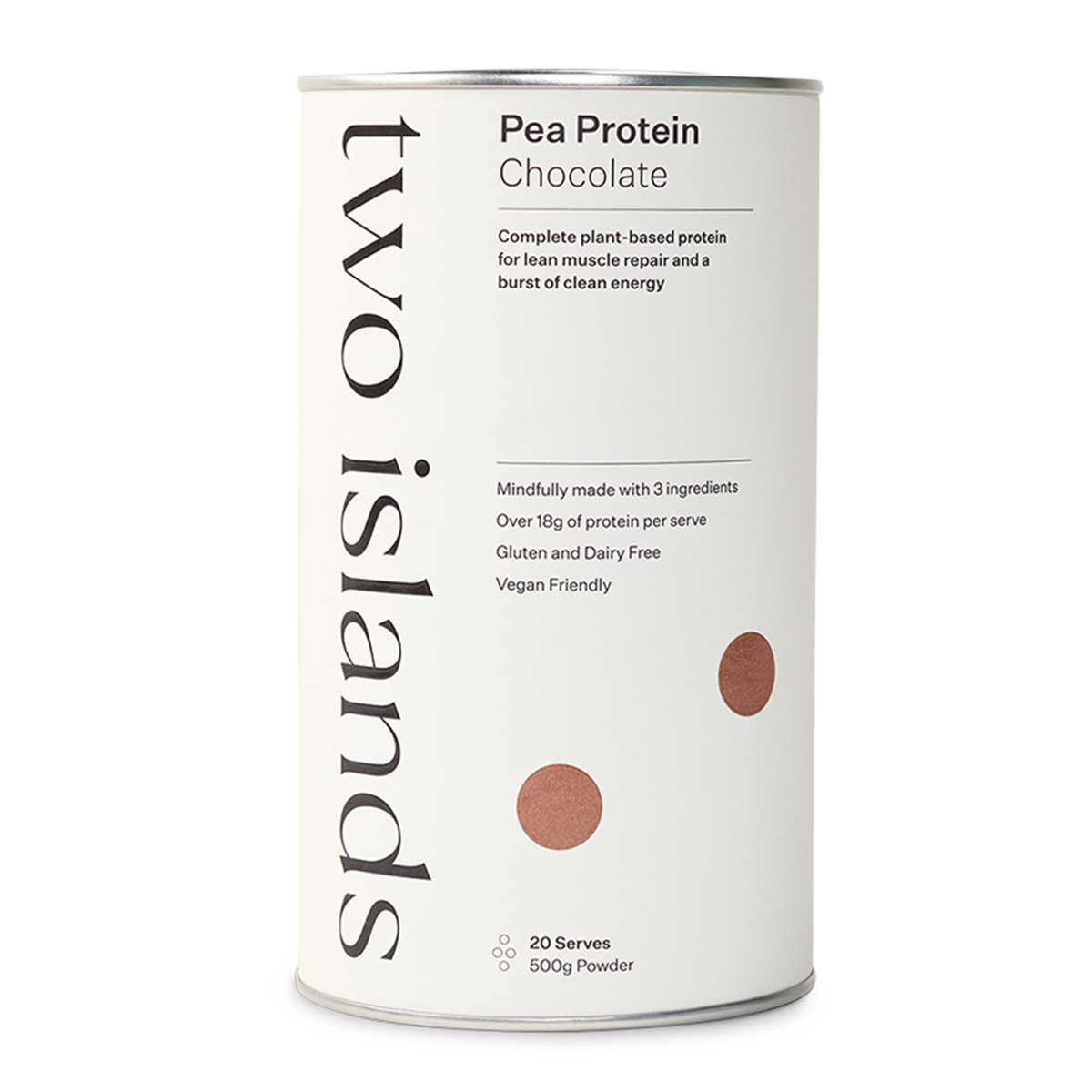 Two Islands Pea Protein Powder - Chocolate _1