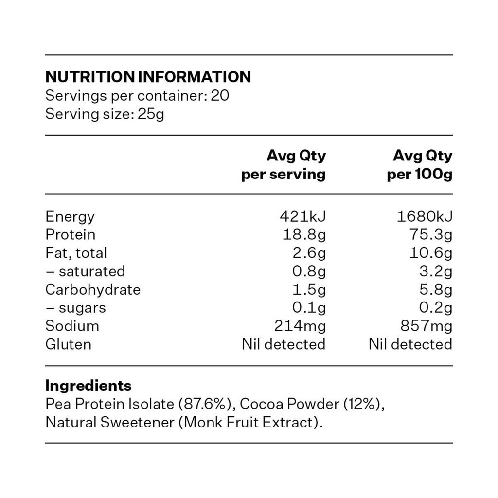 Two Islands Pea Protein Powder - Chocolate _2