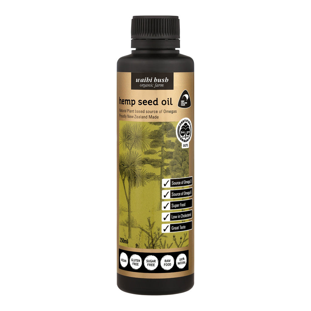 Waihi Bush Certified Organic Hemp Seed Oil _1