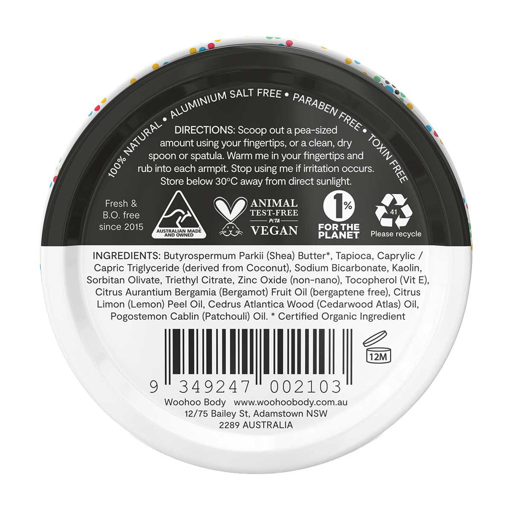 Woohoo! All Natural Deodorant Paste - Tux _2