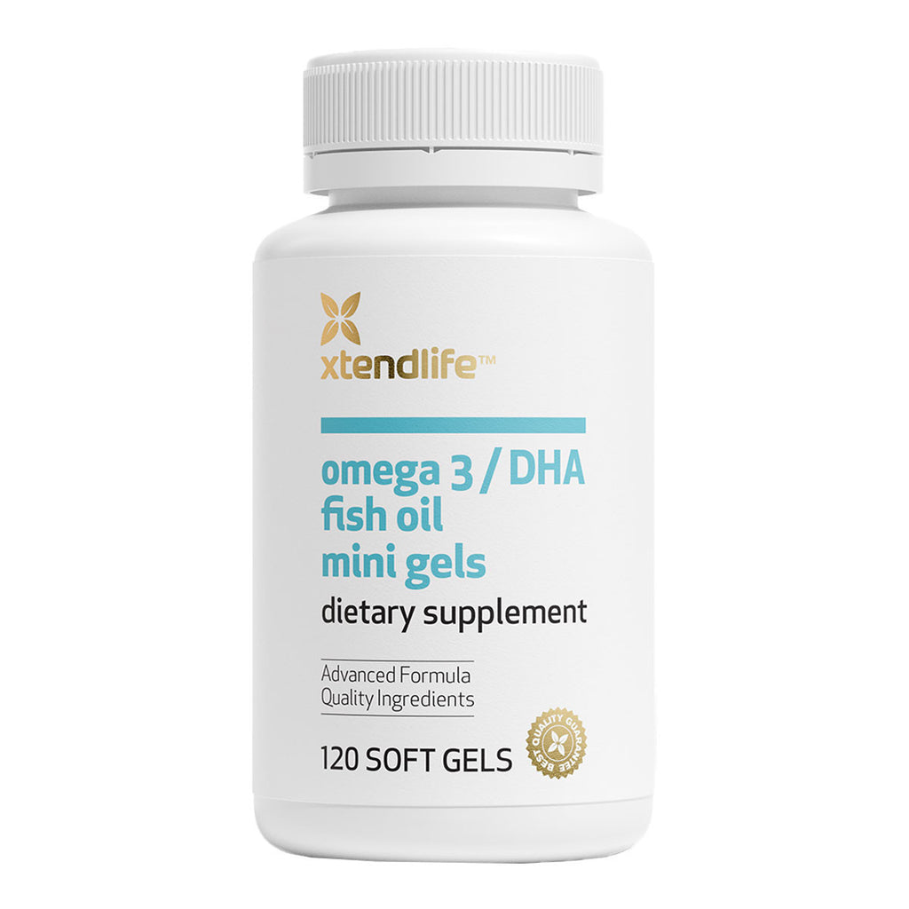 Xtendlife Omega 3/DHA Fish Oil Mini Gels _1
