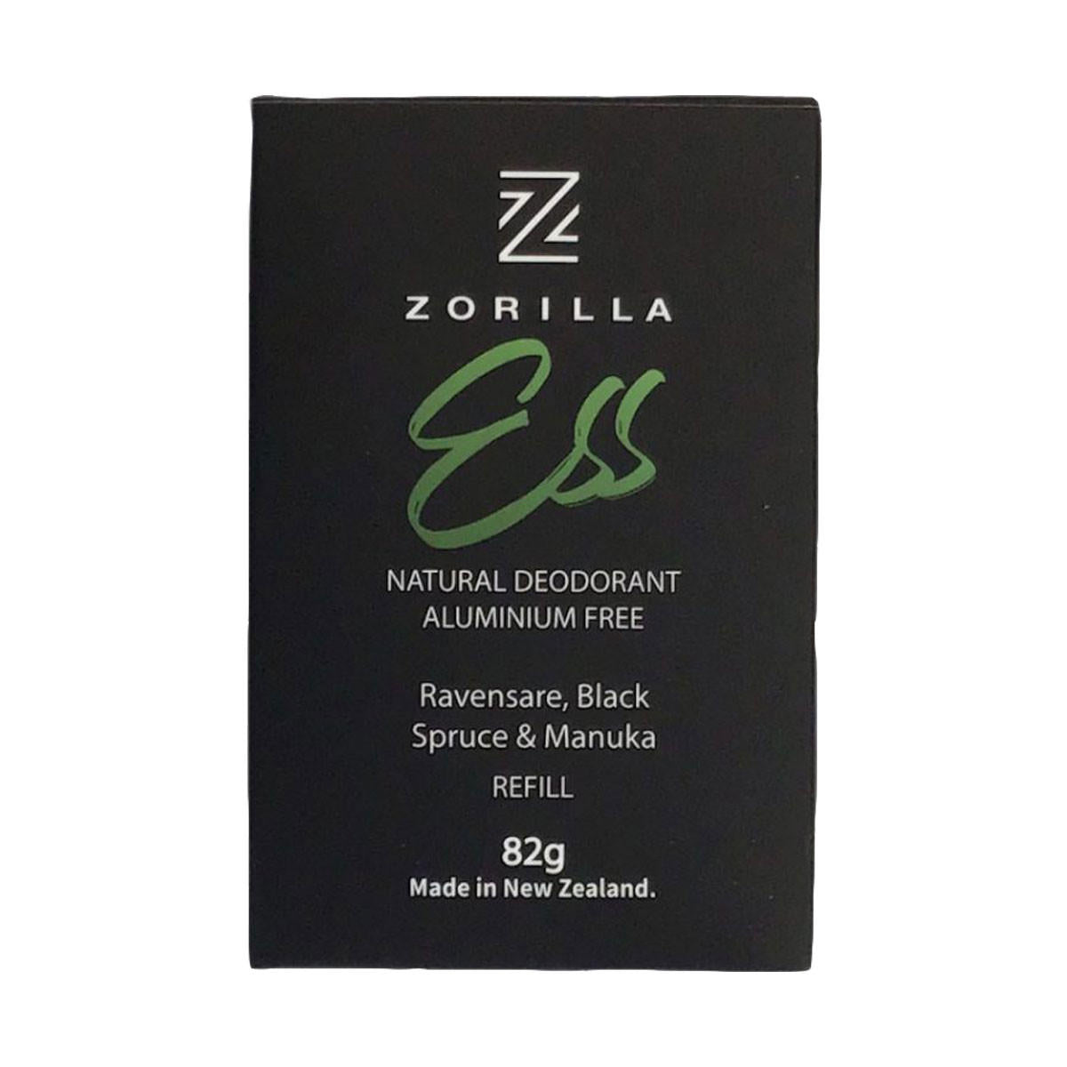 Zorilla Ess Ravensare, Black Spruce and Manuka Natural Deodorant_2