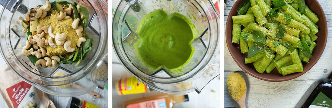 15-min fridge raid green pasta method