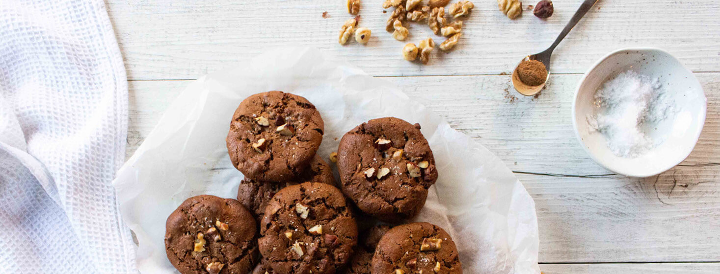 Aerial View of Spiced Almond Butter Cookies