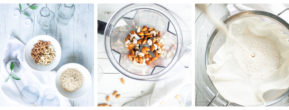 3 Step Method To Make DIY Nut Mylk With Milk And Other Ingredients