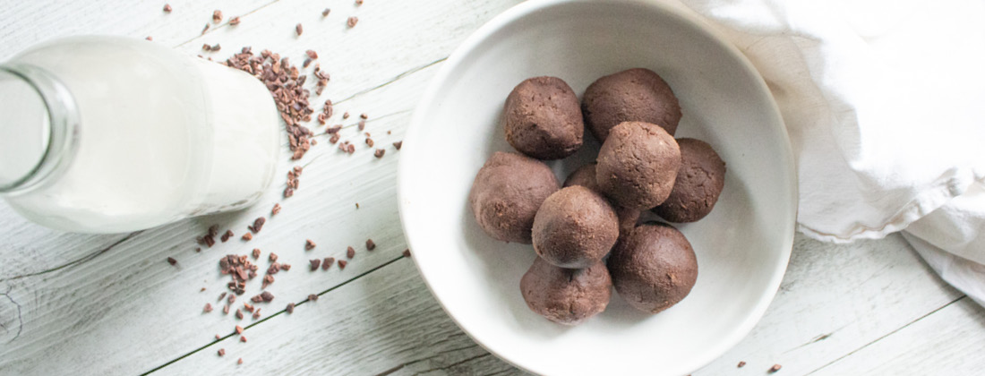 3 Steps On How To Make Nut Mylk Protein Brownie Bites