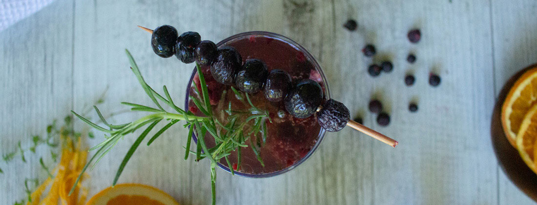 Brain Boosting Berry Slushy Mocktail