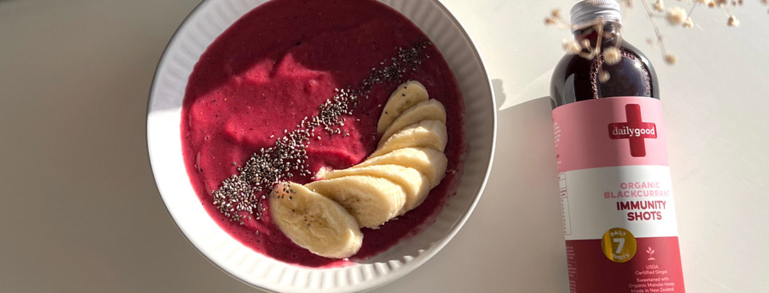 Daily Good's immune supercharged berry bowl - HealthPost NZ